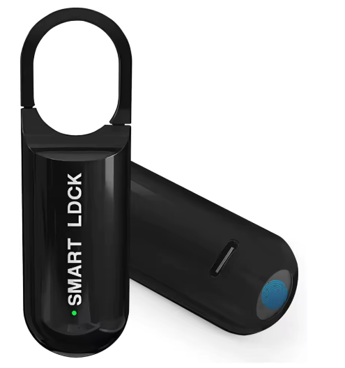 Smart Fingerprint Padlock - Black variant