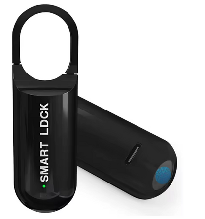 Smart Fingerprint Padlock - Black variant